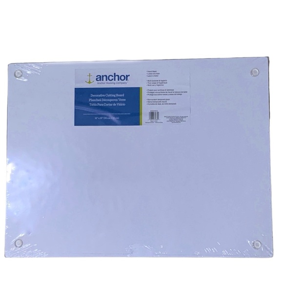 Anchor Hocking Lemon Lime Photo Glass Cutting Board 12” X 15” - Picture 3 of 15